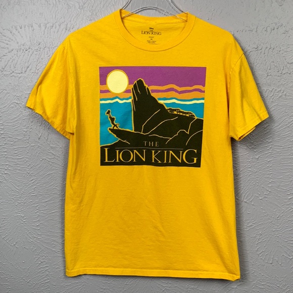 Disney Tops - Disney The Lion King Yellow T-Shirt Size Medium